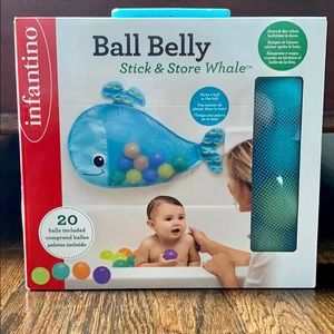 Infantino Ball Belly Stick & Store Whale